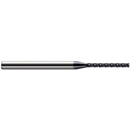 Harvey Tool 1/8 in. Cutter dia. x 0.0100 in. Radius x 1-1/4 Carbide Corner Radius End Mill, 4 Flutes 762210-C3